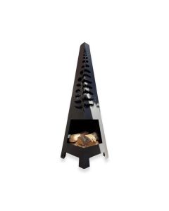 Laser Cut Steel Garden Chiminea, Patio Heater, Log Burner, Fire pit, garden ornament, garden furniture, bbq, quality, heavy duty, painted.