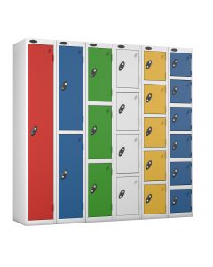 Steel Lockers available in multiple colours red