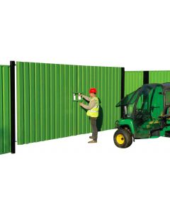 Clad Hoarding Vehicle Gate