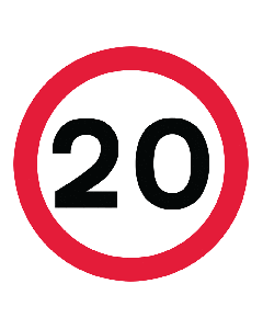 Max Speed Limit Sign