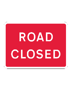 Road Closed Sign
