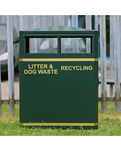 Public Litter Bin - Litter & Dog Waste