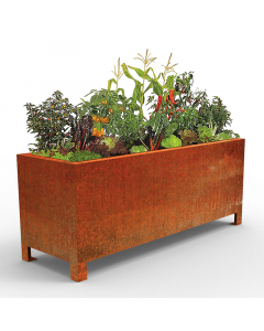 Steel Planters available for Garden, Industrial & Commercial uses with Ireland delivery & guaranteed long outdoor lifespan.