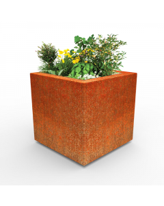 Steel Planters available for Garden, Industrial & Commercial uses with Ireland delivery & guaranteed long outdoor lifespan.