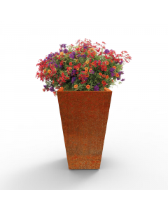 Rustic Tall Tapered Planter