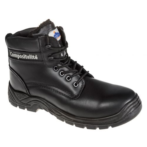 Fur lined steel toe capped boots 2025