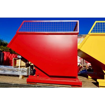 Advanced Forklift Self-Tipping Skips - Mesh Extension