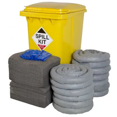 360 Litre Spill Kit – Wheeled Bin 360 Litre Spill Kit – Wheeled Bin