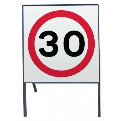 Speed Signs - 750mm Metal Square Sign