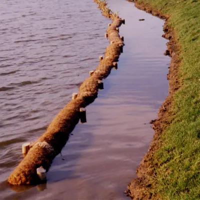 Coir Log Erosion Control