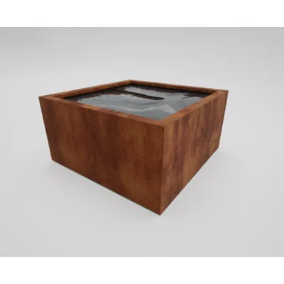 Cube Garden Pond - Corten Steel