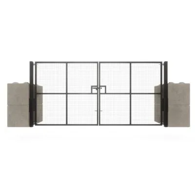 On-Ground Single Plate Mesh Heavy Duty Vehicle Gate (OG4) On-Ground Single Plate Mesh Heavy Duty Vehicle Gate (OG4)