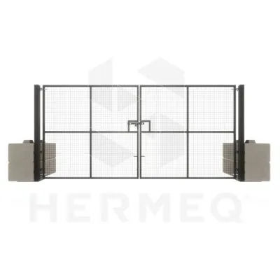 On Ground Base Plated Mesh Heavy Duty Vehicle Gate (OG2) On Ground Base Plated Mesh Heavy Duty Vehicle Gate (OG2)