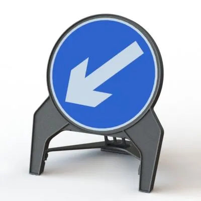 Keep Left Q-Sign