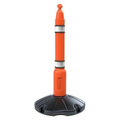 Post & Base System – Retractable Cone Belt Barrier