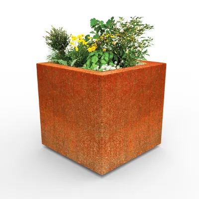 Rustic Square Planter