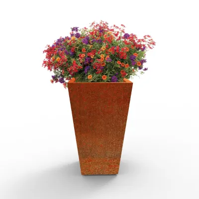 Rustic Tall Tapered Planter Rustic Tall Tapered Planter