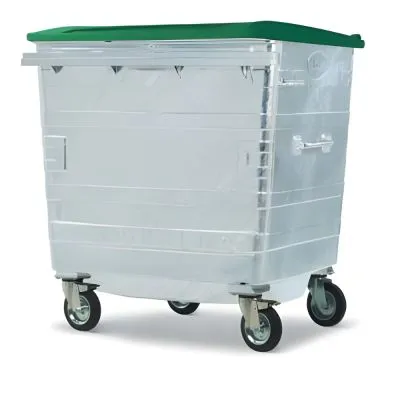 Metal Wheelie Bin - 1100 Litre