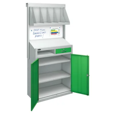 Work Station with Bookshelf & Wipe Board Work Station with Bookshelf & Wipe Board